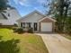 Charming single-story home with gray siding, brick accent, and well-maintained front lawn at 6795 Browns Mill Walk, Lithonia, GA 30038