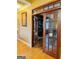 French doors lead to this home office or study with built-in bookshelves at 1090 Crown River Pkwy, Mcdonough, GA 30252