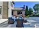Covered patio area offers backyard seating space at 2996 Walkin Horse Trl, Buford, GA 30519