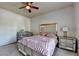 Comfortable bedroom featuring a stylish mirrored bed, crib, and neutral decor at 2996 Walkin Horse Trl, Buford, GA 30519