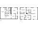 Detailed floor plans showcasing the layout of both floors, including the kitchen, bedrooms, dining area, and living room at 1985 Thomasville Se Dr, Atlanta, GA 30315
