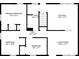 Detailed floor plan of the upper level showcasing the layout of the bedrooms, kitchen, living room, and bathroom at 1985 Thomasville Se Dr, Atlanta, GA 30315
