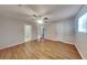 Comfortable bedroom with a ceiling fan, ample closet space, and an ensuite bathroom at 200 Compton Ct, Mcdonough, GA 30252