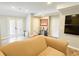 Basement rec room featuring a walkout exit to the backyard at 4541 Meadow Club Dr, Suwanee, GA 30024