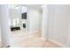 Open-concept living room with cathedral ceilings, fireplace, and hardwood floors at 4541 Meadow Club Dr, Suwanee, GA 30024