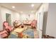 Cozy living room with unique antique furniture and hardwood floors at 4541 Meadow Club Dr, Suwanee, GA 30024