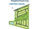 Community map of Chestnut Grove showing streets, lots, and amenities at 5004 Elowen Ln, Douglasville, GA 30135