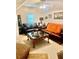 Inviting living room featuring leather sofas, a decorative coffee table, and carpeted flooring at 5430 Lemoyne Sw Dr, Atlanta, GA 30331