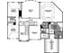 Second-floor plan with owner's suite, walk-in closets, and vaulted bedroom layouts at 6570 Canyon Cv, Cumming, GA 30028