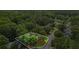 Aerial view of property lines in a residential neighborhood at 134 Waterloch Ct, Lawrenceville, GA 30043