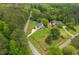 Aerial view highlighting the property's expansive lot and convenient location near amenities at 6610 Major Dr, Cumming, GA 30040