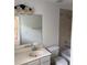 Bathroom with shower/tub combination and single sink vanity at 753 Hayes Ct, Atlanta, GA 30349