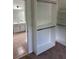 Custom closet build-ins lead to the ensuite bathroom at 753 Hayes Ct, Atlanta, GA 30349