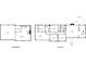 Detailed floor plan showcasing layout of basement and 1st floor, including garage, bedrooms, and living areas at 942 Batesville Rd, Canton, GA 30115