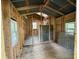 Spacious unfinished shed interior, ready for customization at 942 Batesville Rd, Canton, GA 30115