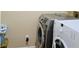 Functional laundry area with modern washer and dryer units at 7435 Woodruff Way, Stone Mountain, GA 30087