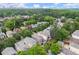 Aerial view of neighborhood featuring mature trees and a skyline view at 1104 Victoria Ne St, Brookhaven, GA 30319
