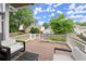 Enjoy outdoor living on this back porch, overlooking the backyard with ample seating at 1104 Victoria Ne St, Brookhaven, GA 30319