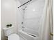 Elegant bathroom with a modern shower, stylish tiling, and a sleek bathtub for ultimate relaxation at 6054 China Rose Ln, Duluth, GA 30097
