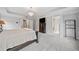Serene Primary bedroom with trey ceilings, plush carpet, a large dresser, and ample natural light at 6054 China Rose Ln, Duluth, GA 30097