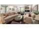 Inviting living area featuring hardwood floors, fireplace, and stylish seating arrangement at 1141 Moorestown Cir, Decatur, GA 30033