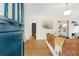 Welcoming foyer with a wooden front door leading into the home's open living spaces at 1231 Mansfield Ne Ave, Atlanta, GA 30307