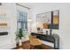 Well-lit home office with a modern desk setup, sleek design, and decorative touches at 1231 Mansfield Ne Ave, Atlanta, GA 30307