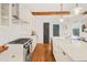 Bright kitchen featuring stainless steel appliances and a large island sink at 1231 Mansfield Ne Ave, Atlanta, GA 30307