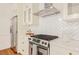 Close up of a stainless steel stove in a modern kitchen at 1231 Mansfield Ne Ave, Atlanta, GA 30307