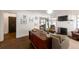 Bright living room boasts hardwood floors, stylish decor, and a cozy fireplace at 1231 Mansfield Ne Ave, Atlanta, GA 30307