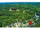 Overhead shot of a neighborhood near Towne Lake Hills Golf Club at 2015 Towne Lake W Hls, Woodstock, GA 30189