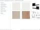 Interior selections featuring wall paint, door trim, door handles, flooring and lighting options for customizing the home's interior at 2002 Freestone Way, Marietta, GA 30064
