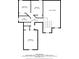 Floor plan depicting rooms: Bedroom, Bath, and Hall at 2605 Woodland Hills Dr, Cumming, GA 30040