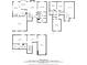 Floor plan depicting different rooms on different floors at 2605 Woodland Hills Dr, Cumming, GA 30040