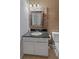 Stylish bathroom featuring a vanity with stone backsplash and modern fixtures at 3147 Buford Ne Hwy # 8, Brookhaven, GA 30329