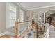Upstairs hallway with hardwood floors and access to living spaces at 4298 Kingston Gate Cv, Chamblee, GA 30341