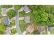 A birds eye view of a lush, green neighborhood, complete with well-maintained homes and streets at 4305 Chesapeake Trce, Acworth, GA 30101