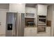 Gourmet kitchen featuring stainless steel appliances and granite countertops at 45 Mountain Crest Dr, Oxford, GA 30054
