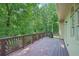 Spacious deck area offers a view of the surrounding trees and natural beauty at 765 Brooks Cir, Stone Mountain, GA 30087