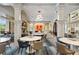 View of spacious clubhouse with modern decor and comfortable seating areas at 114 Village Green Ave, Woodstock, GA 30189