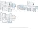 An overview of the home's layout across multiple levels for a comprehensive perspective of the property at 3905 Merriweather Woods, Johns Creek, GA 30022