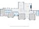 Detailed upper level floor plan showing bedrooms with baths and walk-in closets at 3905 Merriweather Woods, Johns Creek, GA 30022