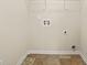 Empty utility room with tile flooring at 321 Shannon Ct, Mcdonough, GA 30252