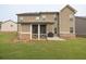 Exterior shot of backyard featuring well-manicured grass and an enclosed porch area at 3302 Avenel Ct, Snellville, GA 30078
