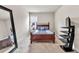 Cozy bedroom with neutral decor, a large mirror and a TV at 3302 Avenel Ct, Snellville, GA 30078