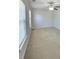 Bedroom featuring a ceiling fan, window with blinds, and carpet flooring at 4677 Liberty Square Dr, Acworth, GA 30101