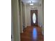 Entryway features hardwood floors, an ornate front door, and access to the staircase at 4677 Liberty Square Dr, Acworth, GA 30101