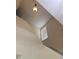 Bright stairwell with light fixture at 4677 Liberty Square Dr, Acworth, GA 30101