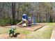 Community playground with colorful play equipment and mature trees providing shade at 3625 Ennfield Ln, Duluth, GA 30096