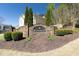 Stone sign at community entrance with 'Ennfield' displayed at 3625 Ennfield Ln, Duluth, GA 30096